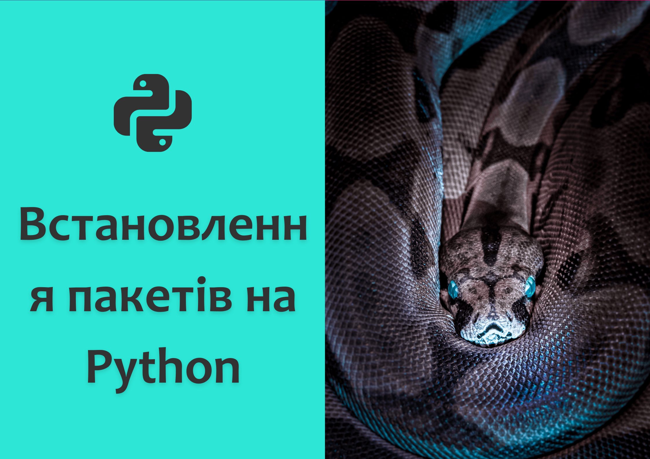 Встановлення пакетів на Python