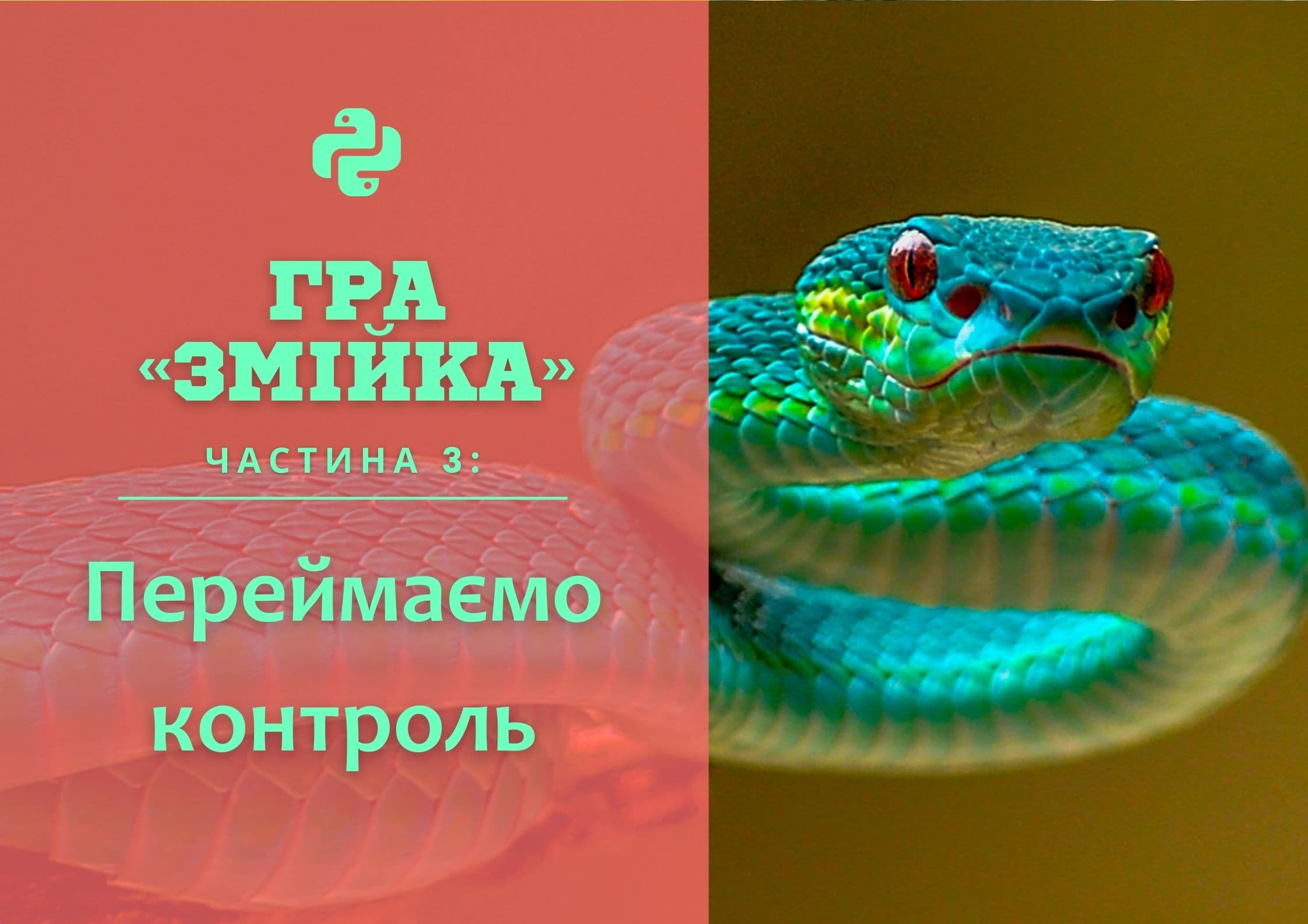 Гра «Змійка», частина 3: Переймаємо контроль